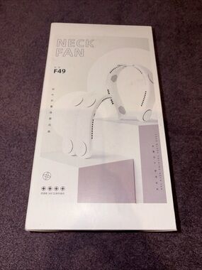 Neck Fan in White - Portable Hands-Free Cooling